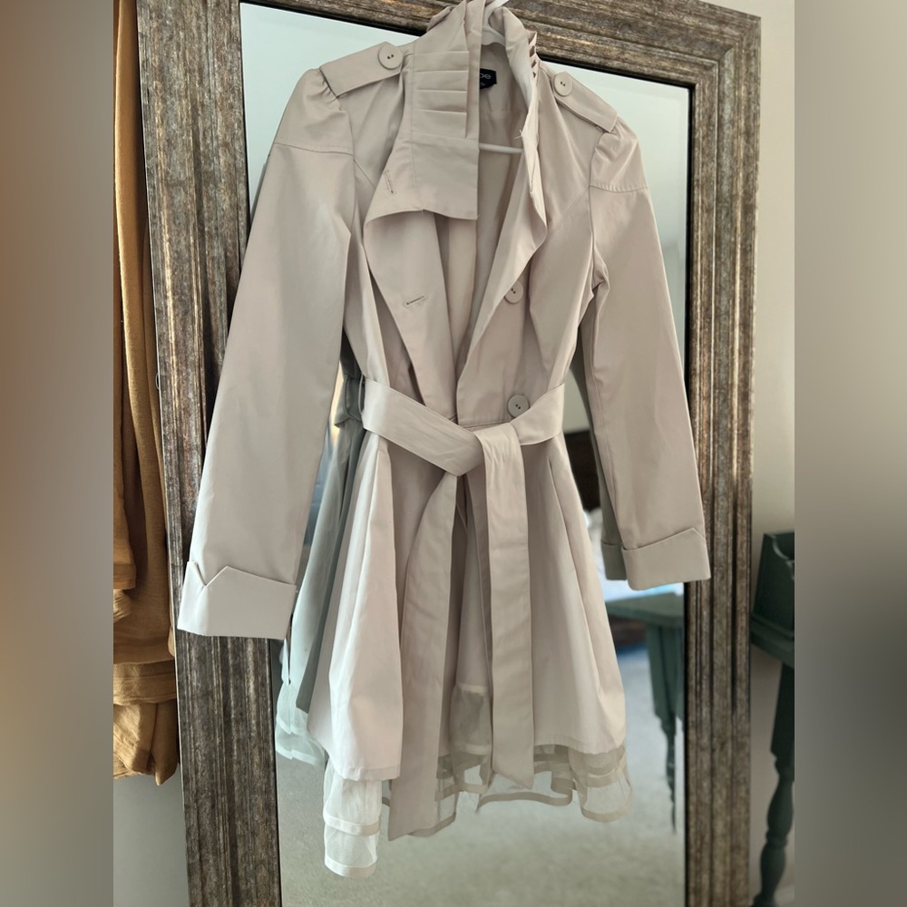 BEBE raincoat. Never worn!